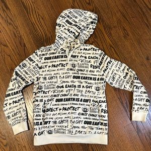 Kenzo hoodie all over graphic print